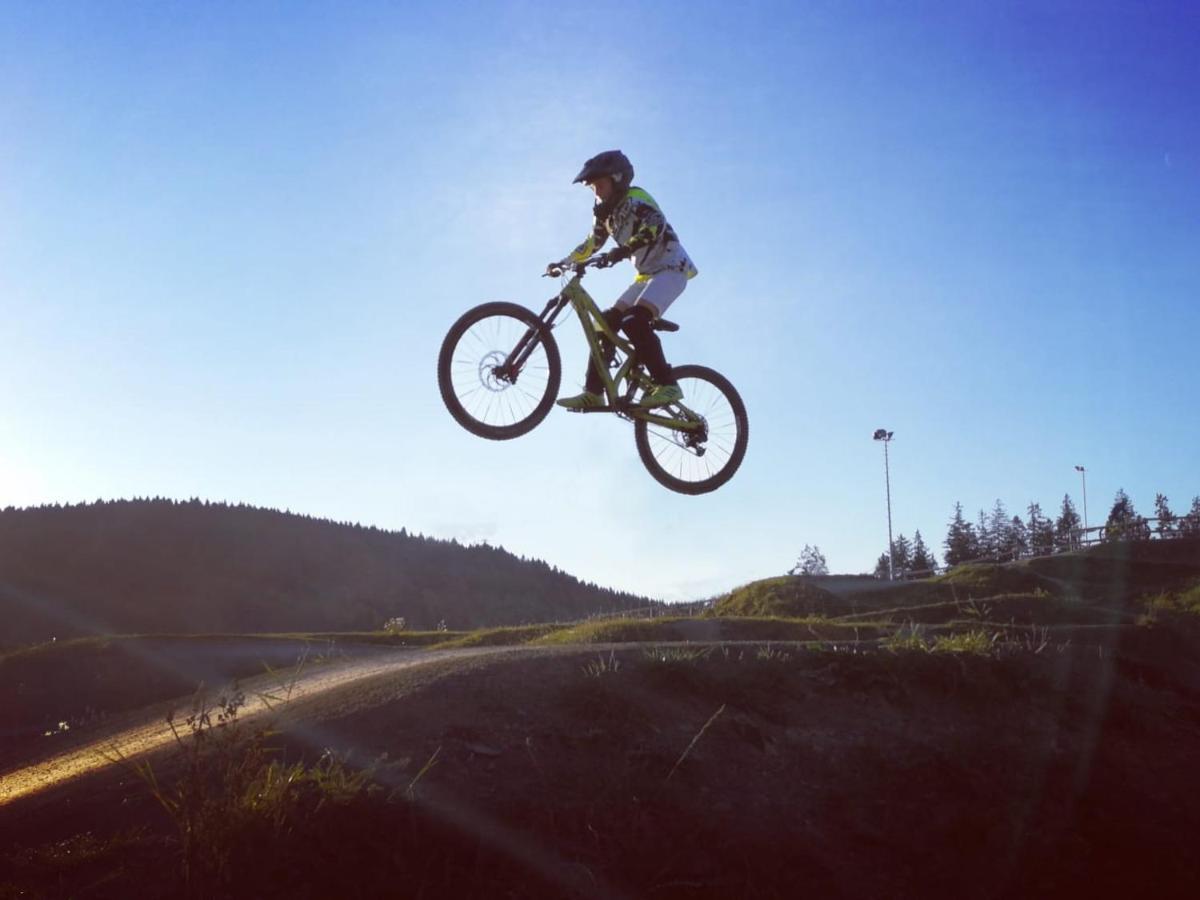 Bergkristall Direkt Am Bikepark Und Skigebiet, 2 Schlafzimmer, Terrasse, Abschliessbarer Keller Winterberg Bagian luar foto
